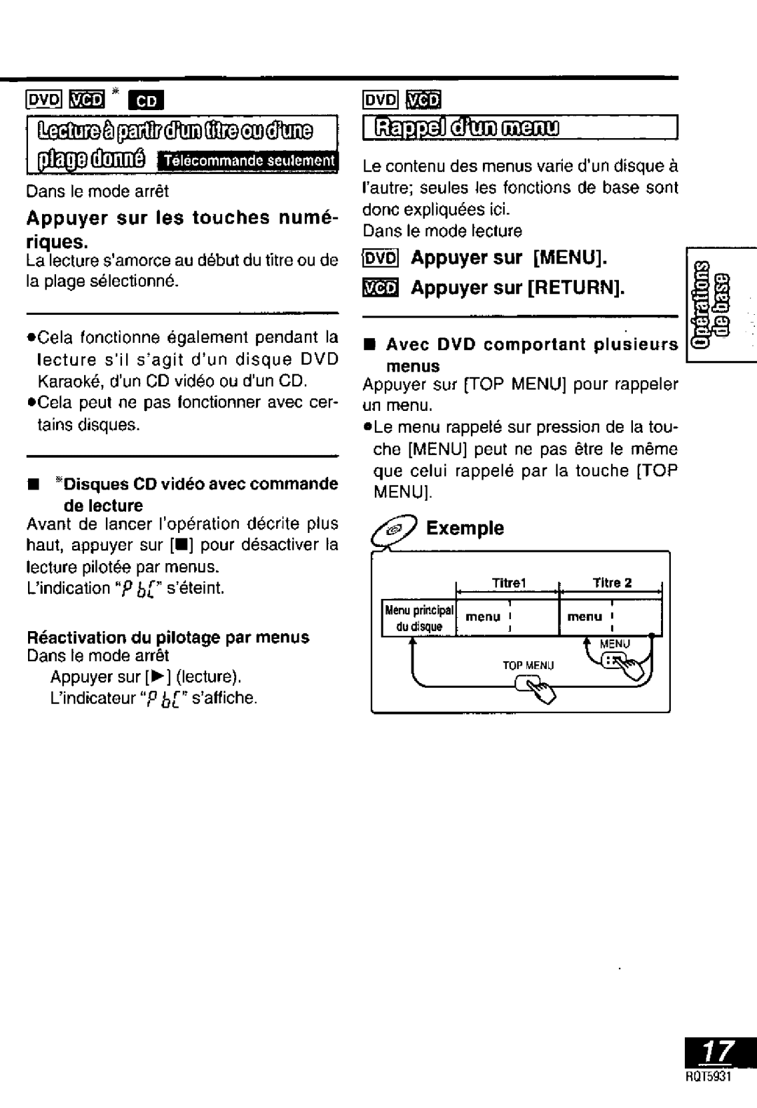 Panasonic DVDLV60, DVD-PV40 manual 