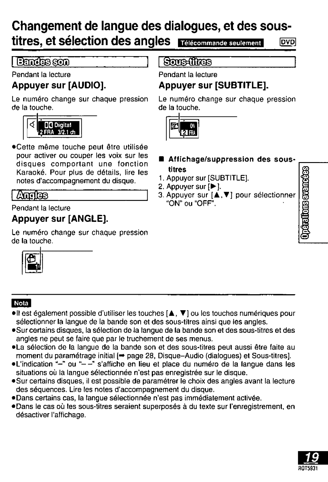 Panasonic DVDLV60, DVD-PV40 manual 