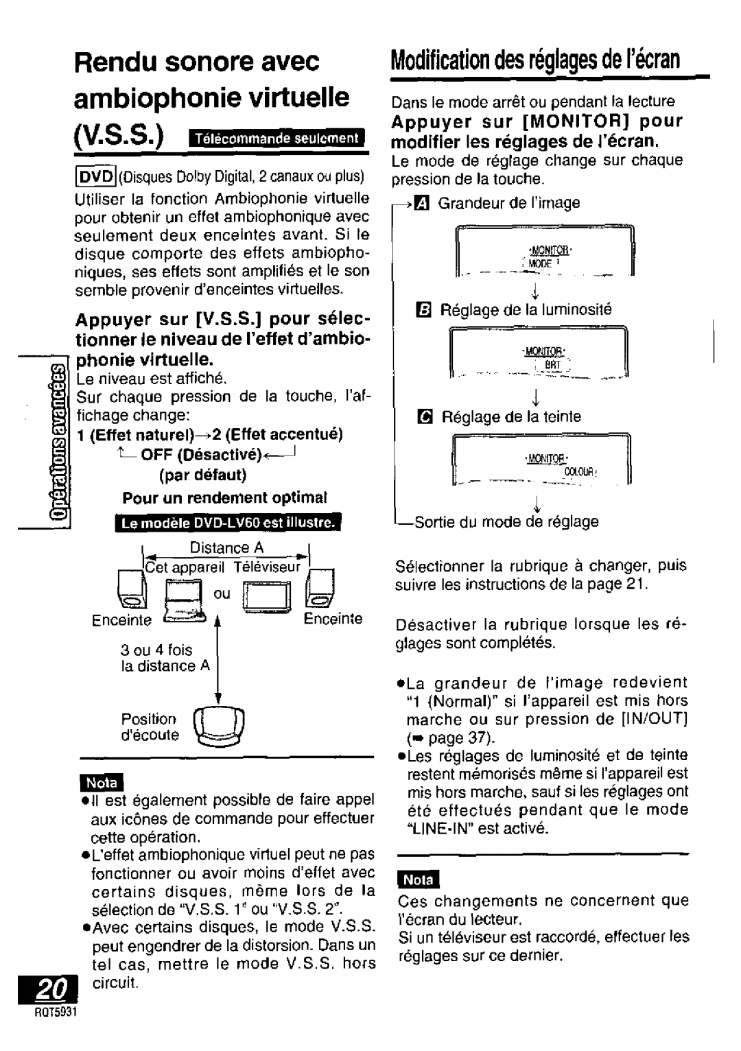 Panasonic DVD-PV40, DVDLV60 manual 