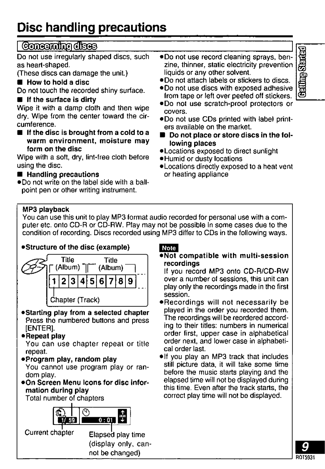 Panasonic DVDLV60, DVD-PV40 manual 