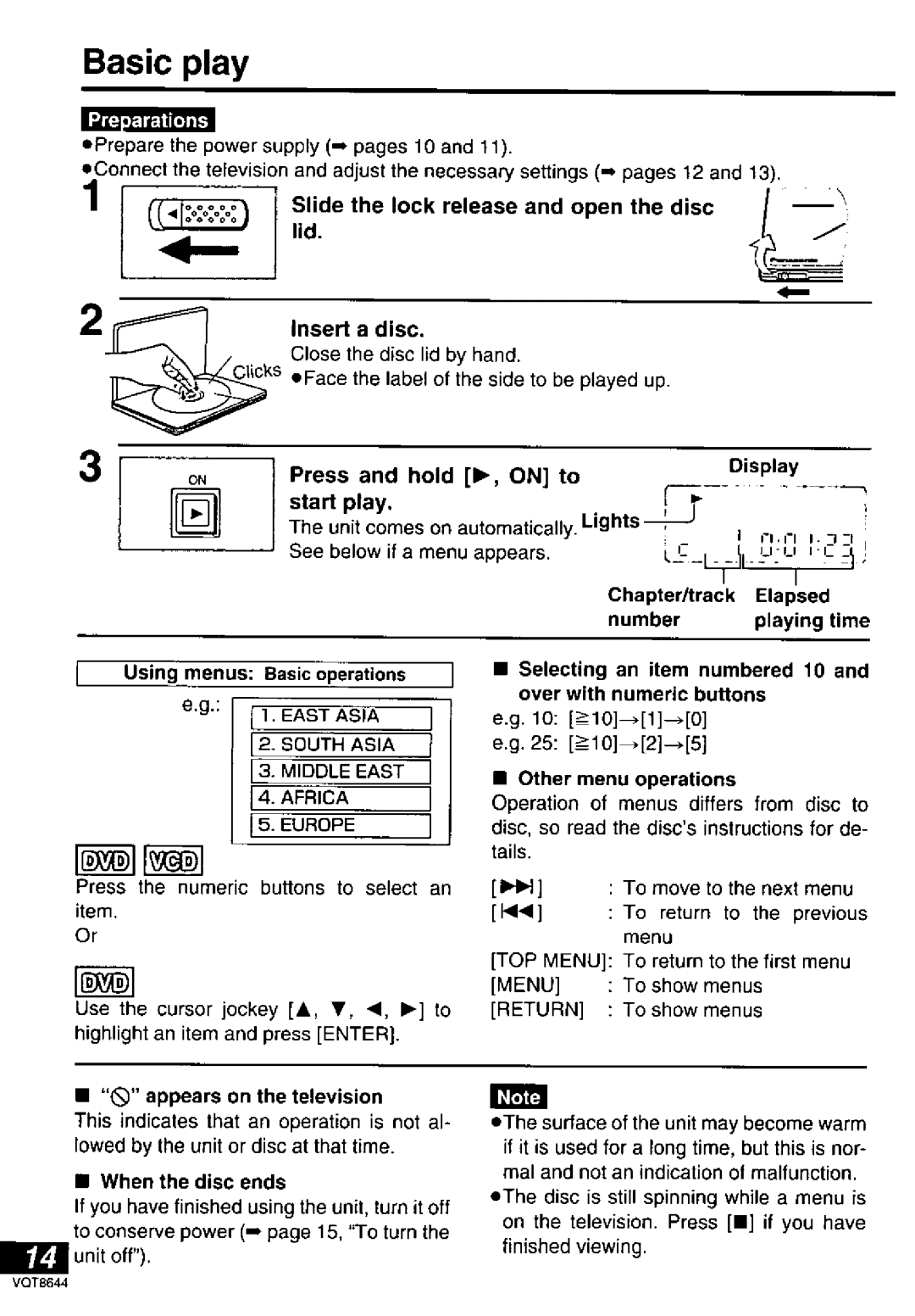 Panasonic DVD-PV55 manual 