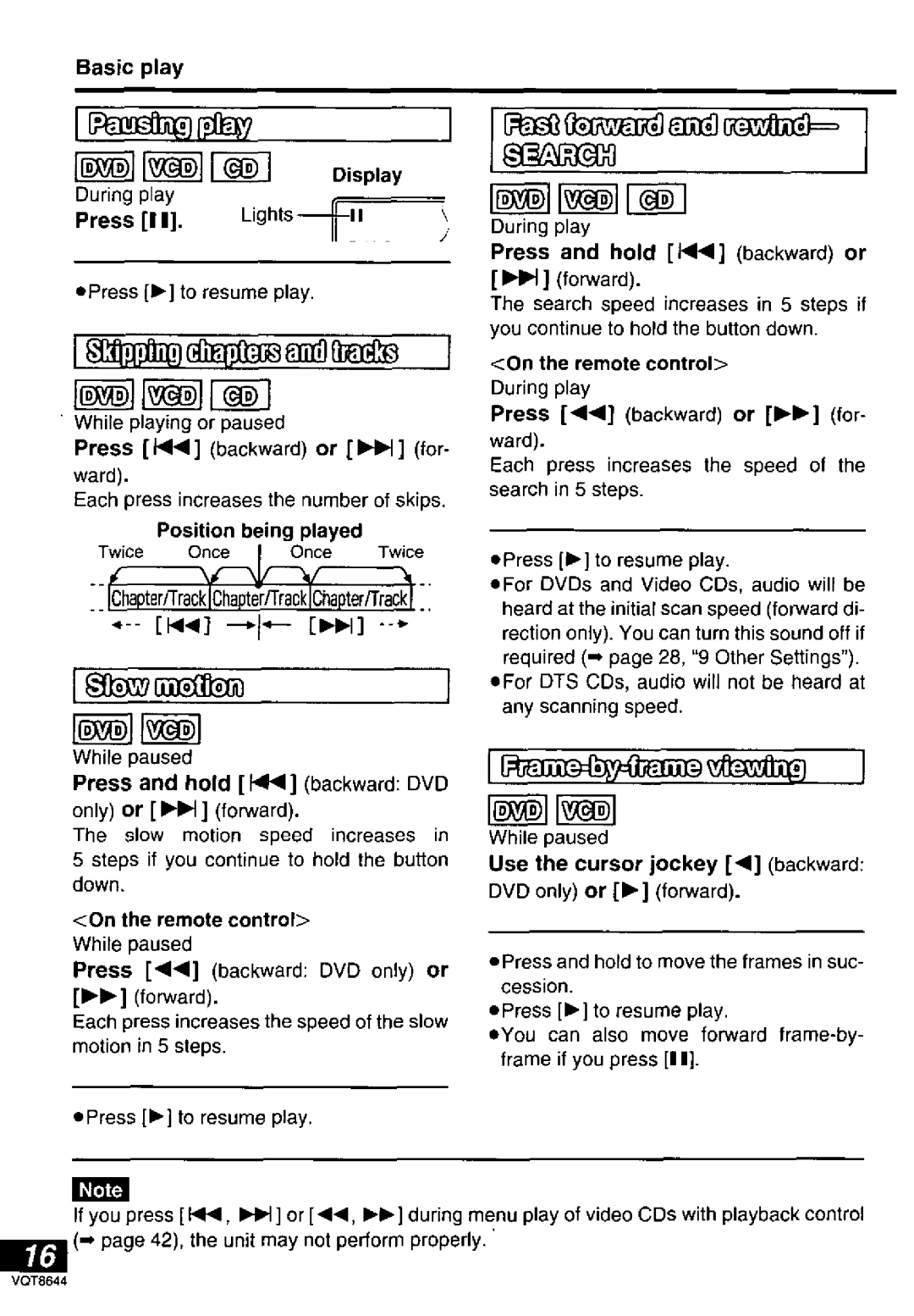 Panasonic DVD-PV55 manual 