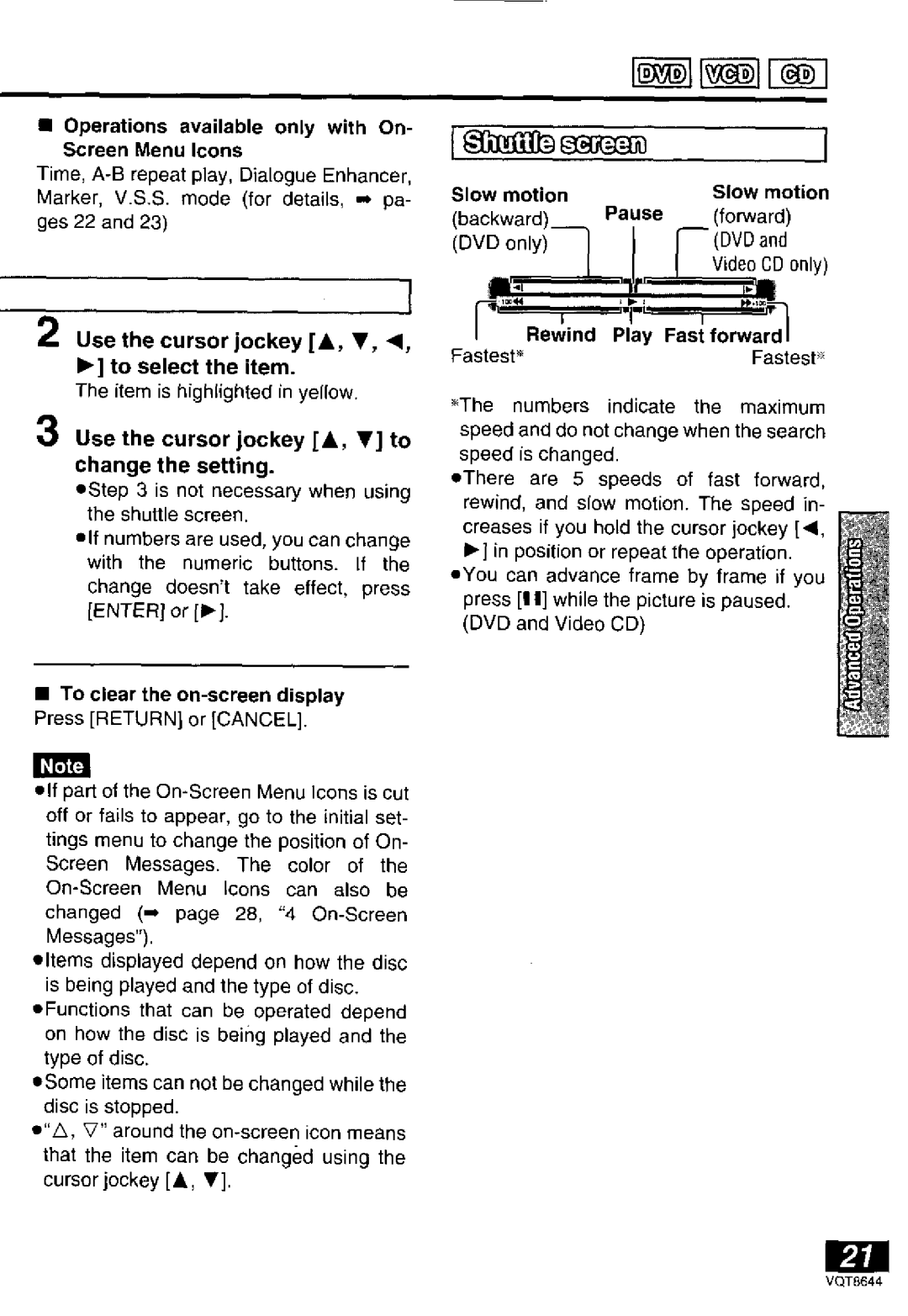 Panasonic DVD-PV55 manual 