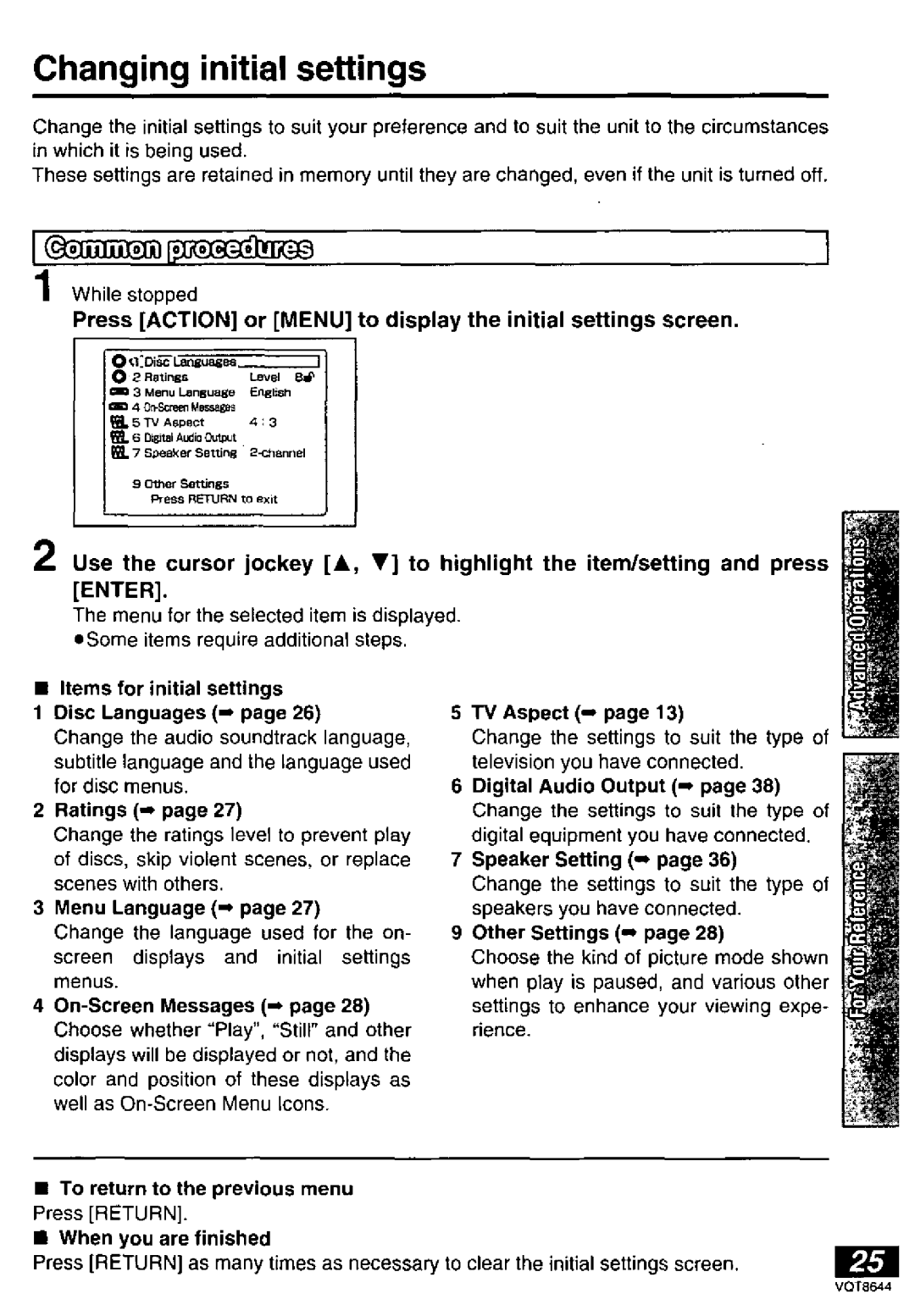 Panasonic DVD-PV55 manual 