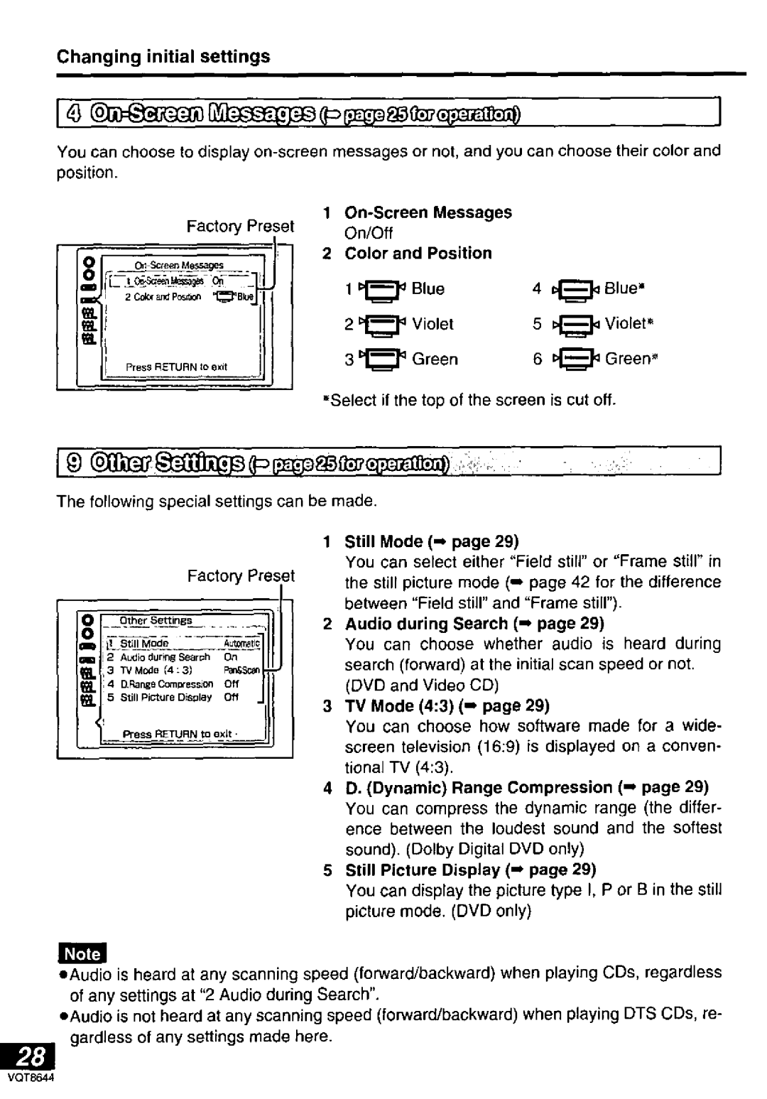 Panasonic DVD-PV55 manual 