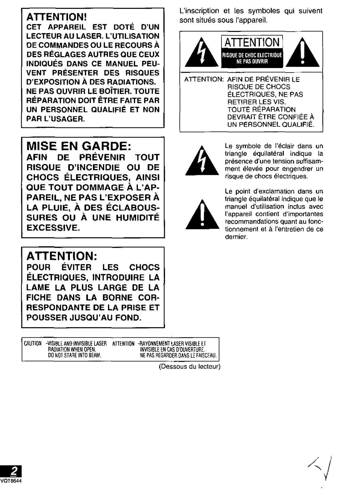 Panasonic DVD-PV55 manual 