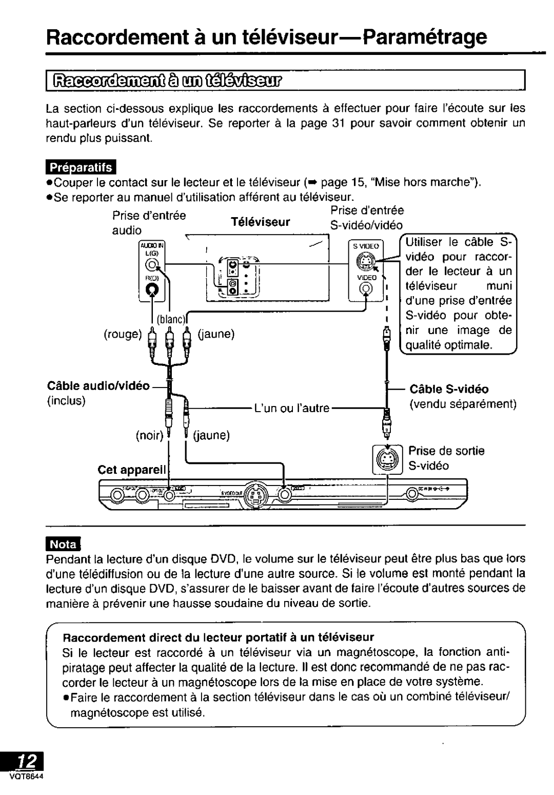 Panasonic DVD-PV55 manual 