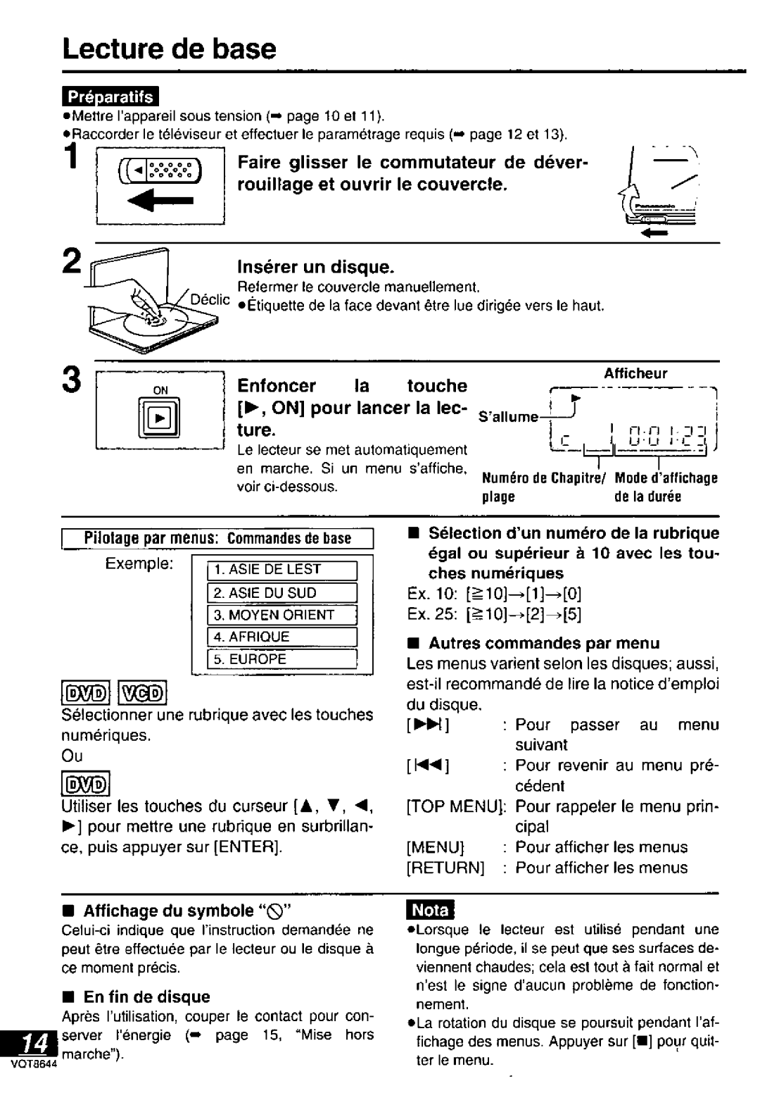 Panasonic DVD-PV55 manual 