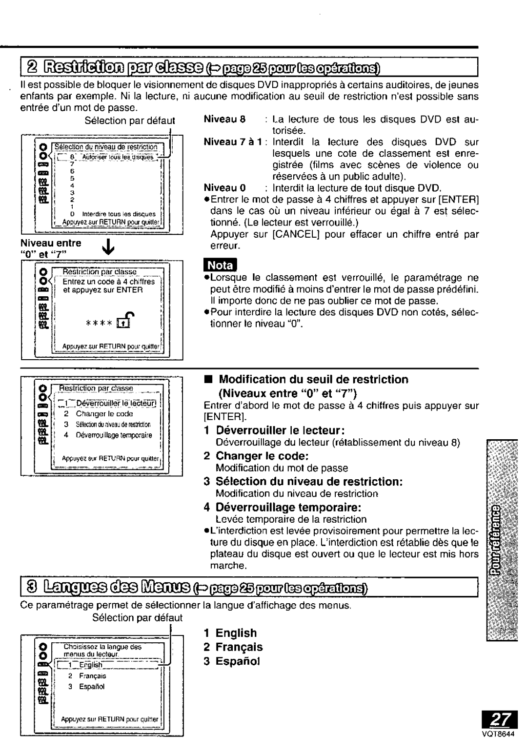 Panasonic DVD-PV55 manual 