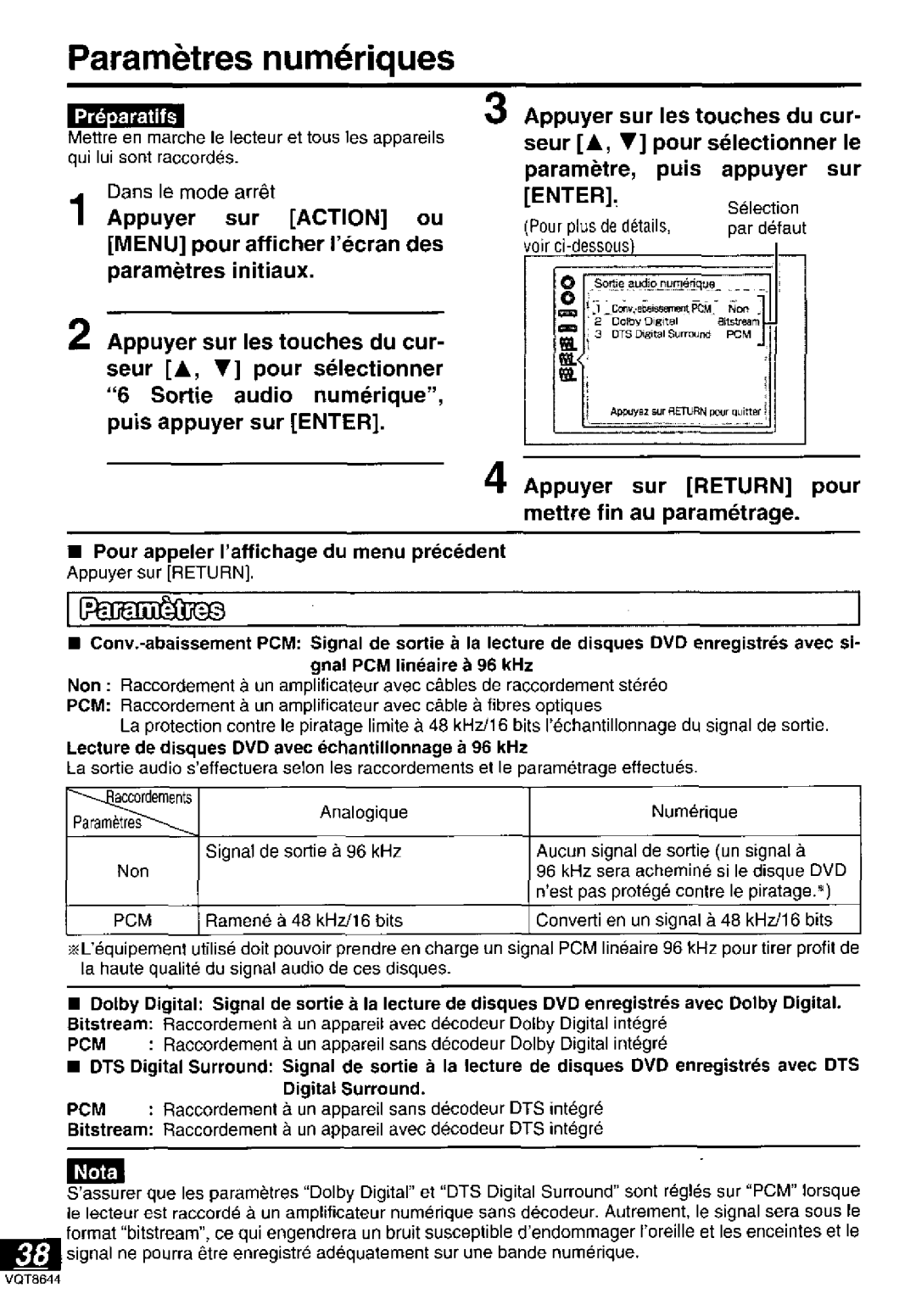 Panasonic DVD-PV55 manual 