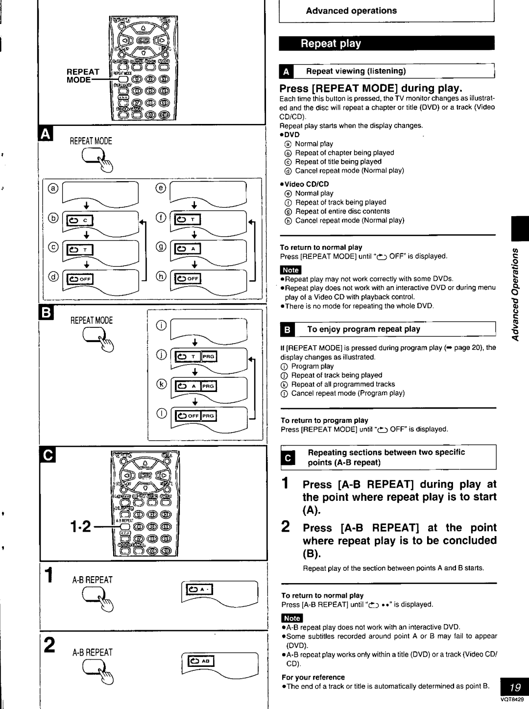 Panasonic DVD-RV30, DVD-RV20, DVD-RV10 manual 