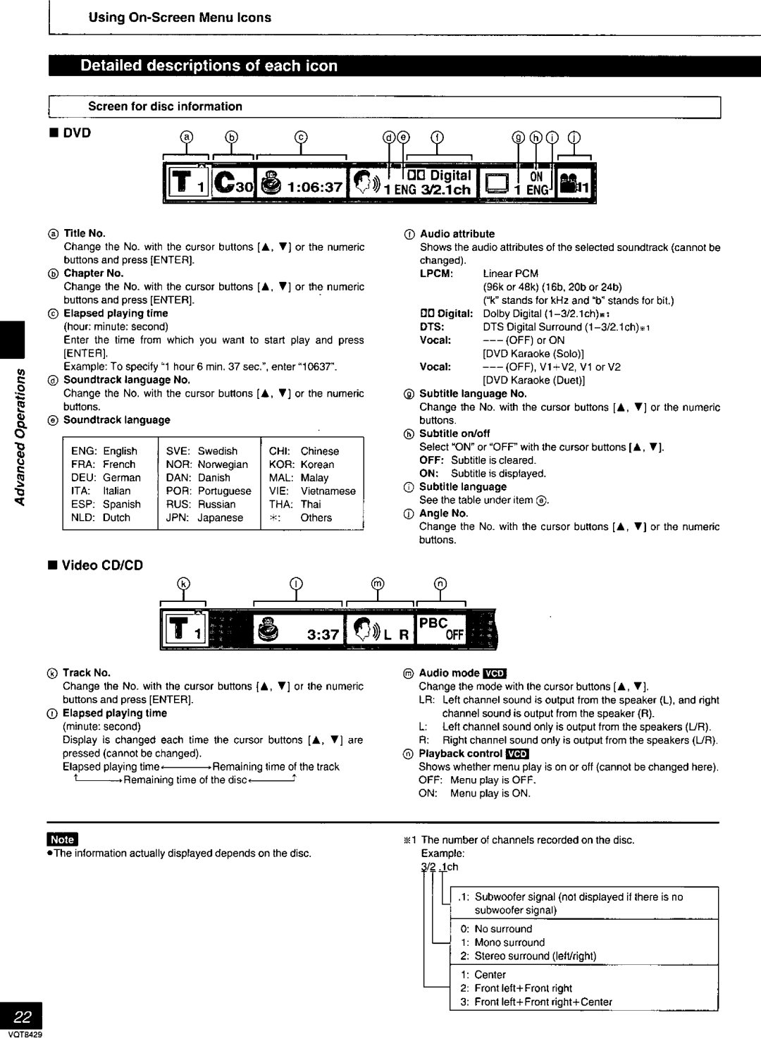 Panasonic DVD-RV30, DVD-RV20, DVD-RV10 manual 