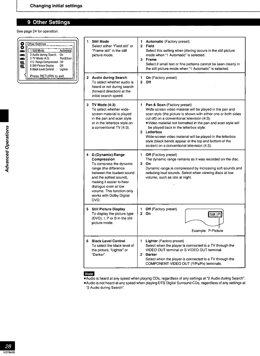 Panasonic DVD-RV30, DVD-RV20, DVD-RV10 manual 