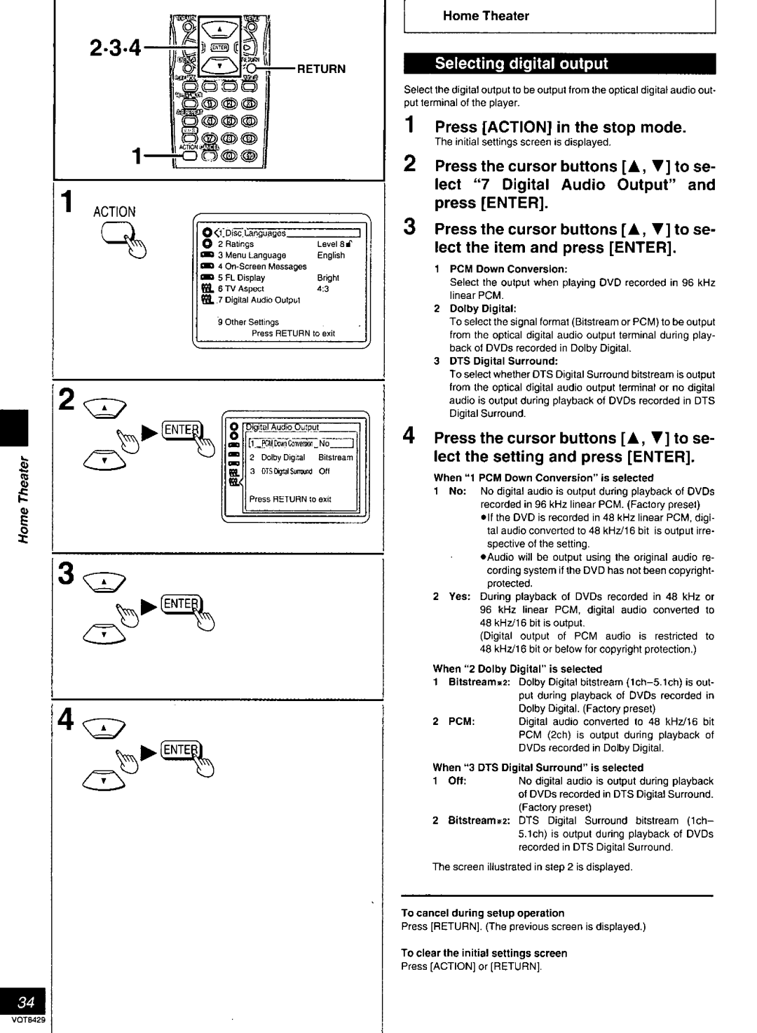 Panasonic DVD-RV30, DVD-RV20, DVD-RV10 manual 