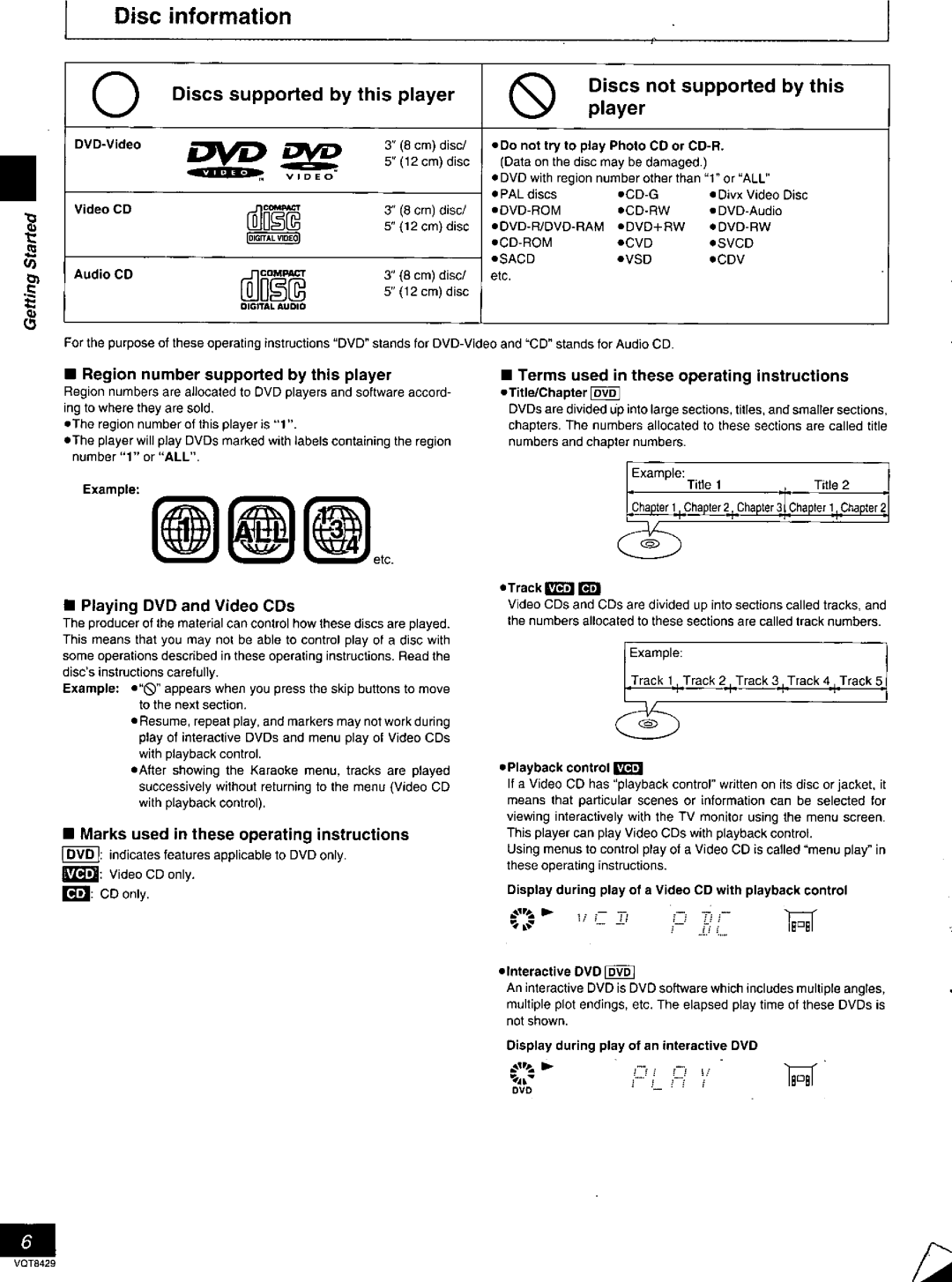 Panasonic DVD-RV20, DVD-RV30, DVD-RV10 manual 