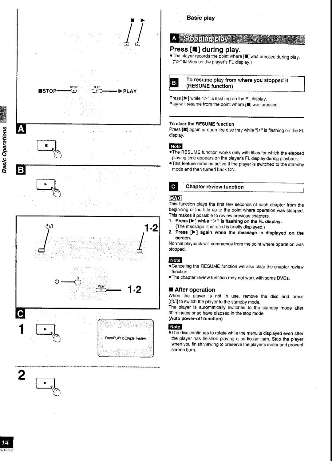 Panasonic DVD-RV40 manual 