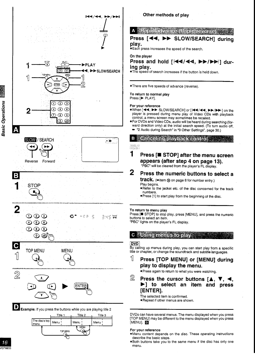 Panasonic DVD-RV40 manual 