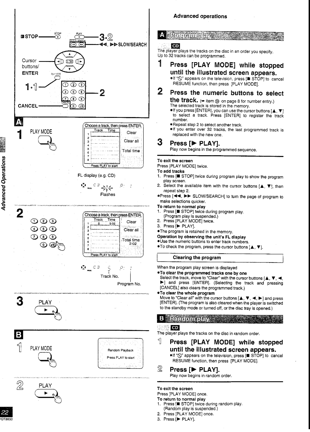 Panasonic DVD-RV40 manual 