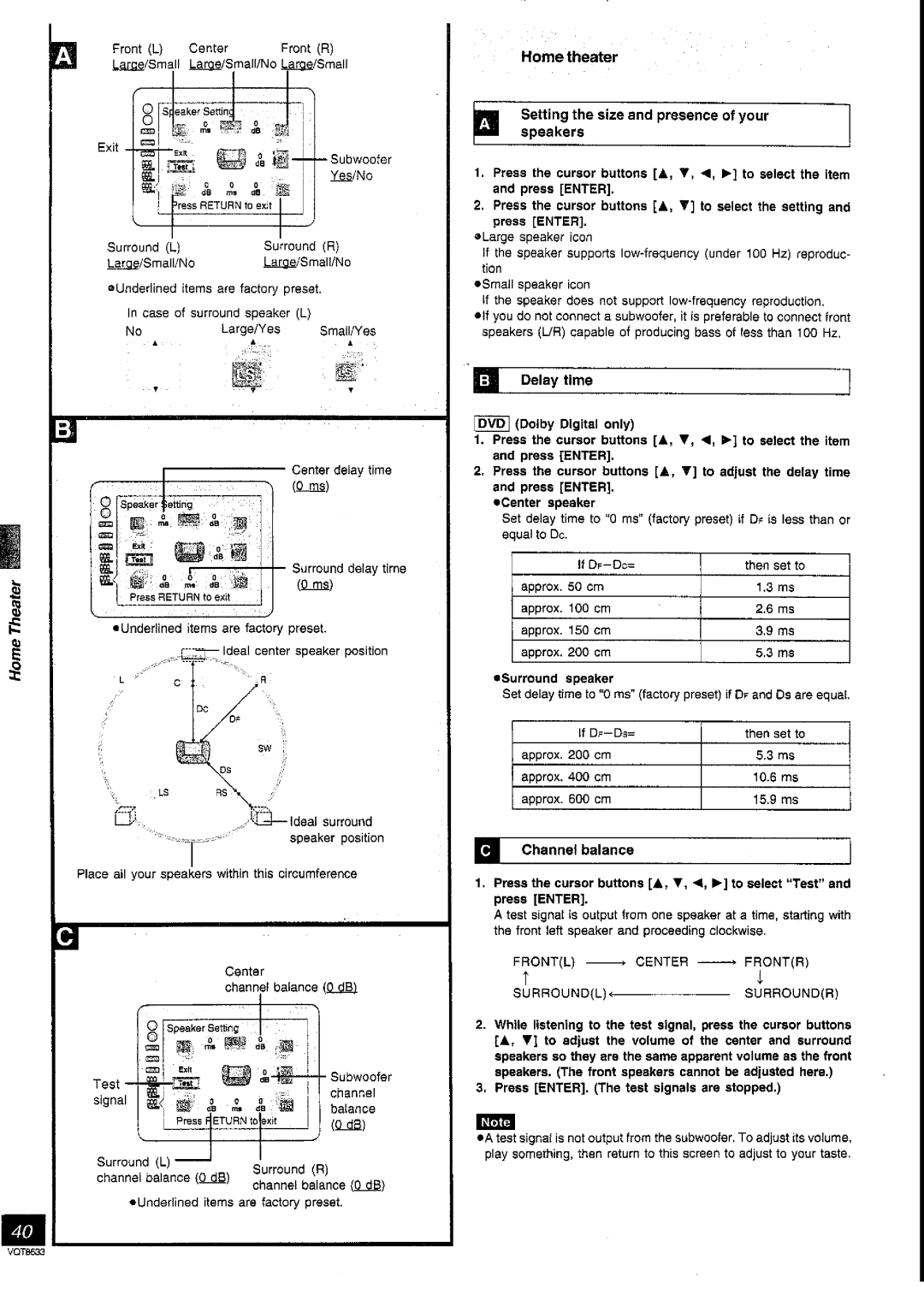 Panasonic DVD-RV40 manual 