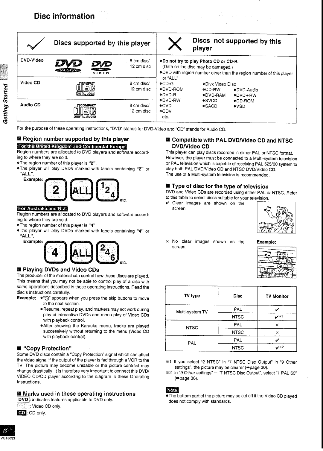 Panasonic DVD-RV40 manual 