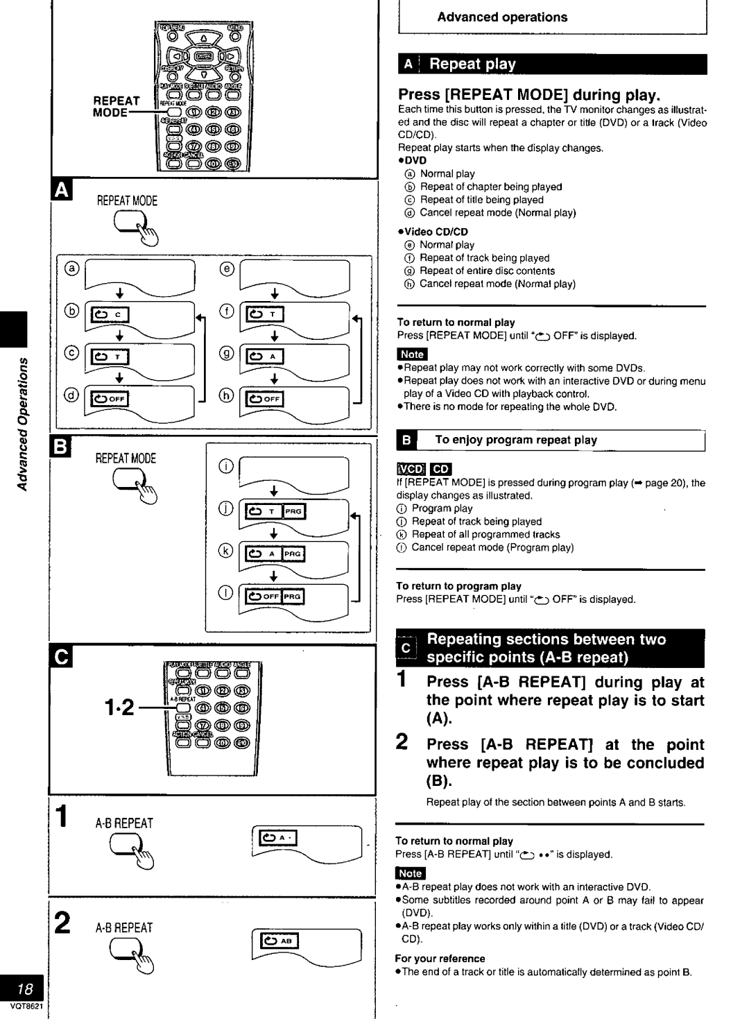 Panasonic DVD-RV80 manual 