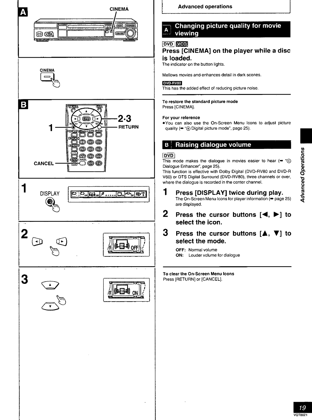 Panasonic DVD-RV80 manual 