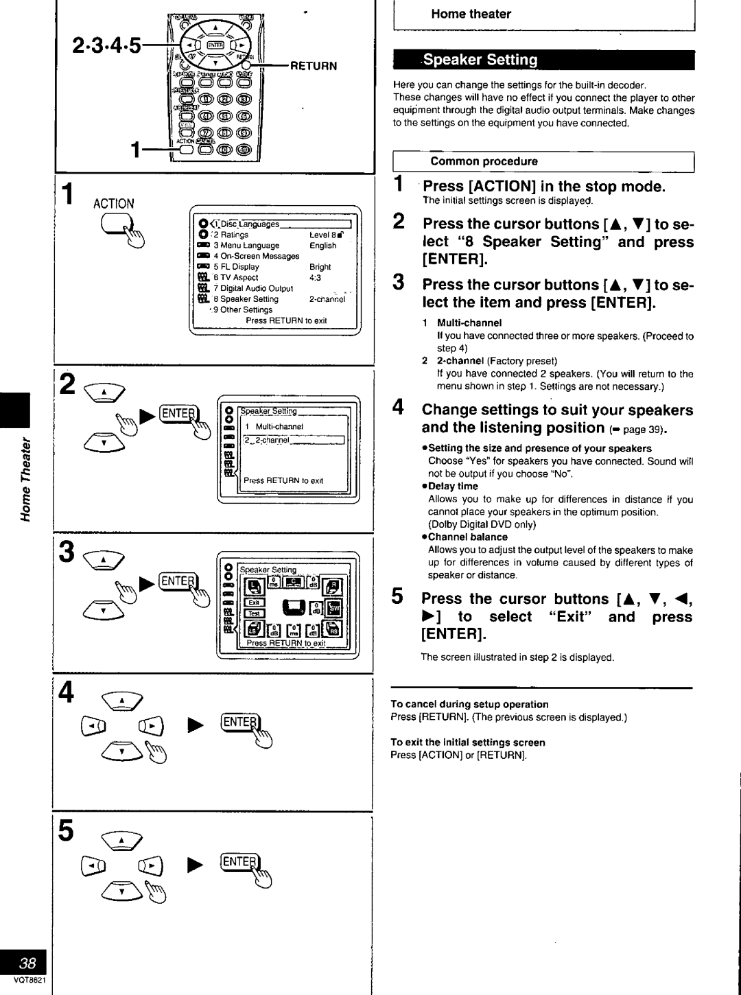 Panasonic DVD-RV80 manual 