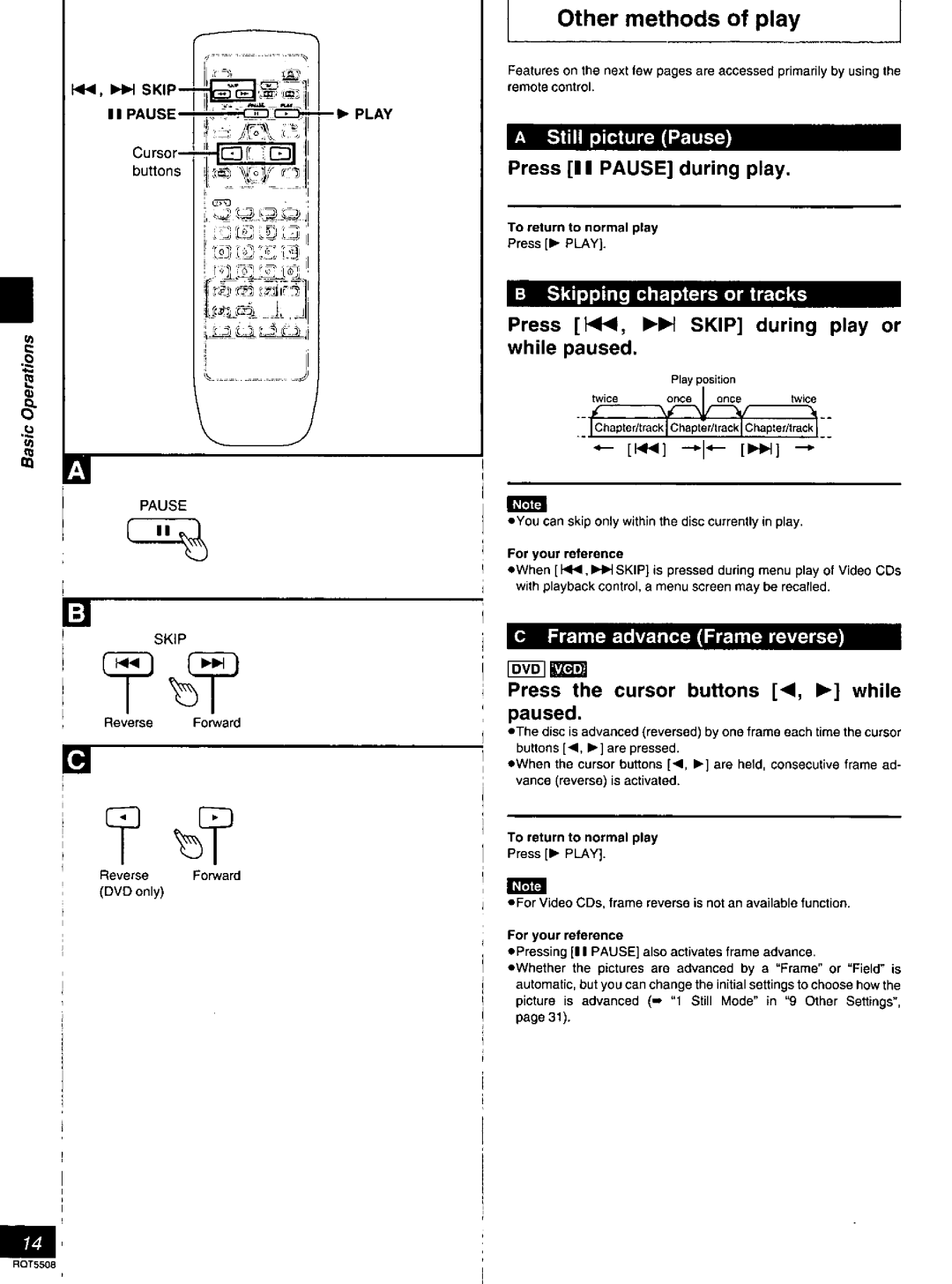 Panasonic DVDCV40, DVD-CV35 manual 