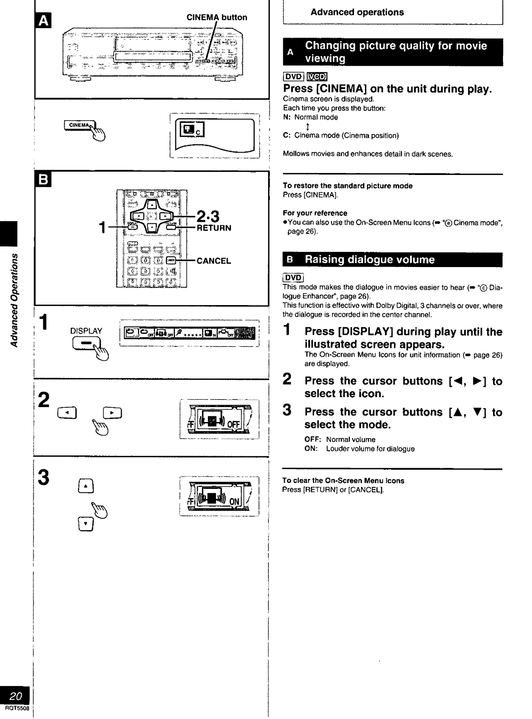 Panasonic DVDCV40, DVD-CV35 manual 