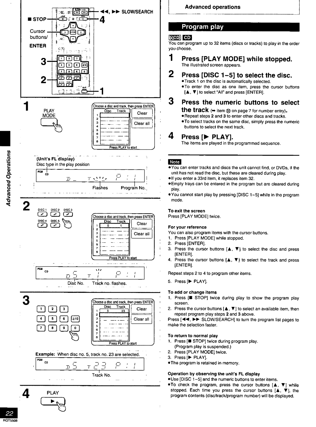 Panasonic DVDCV40, DVD-CV35 manual 