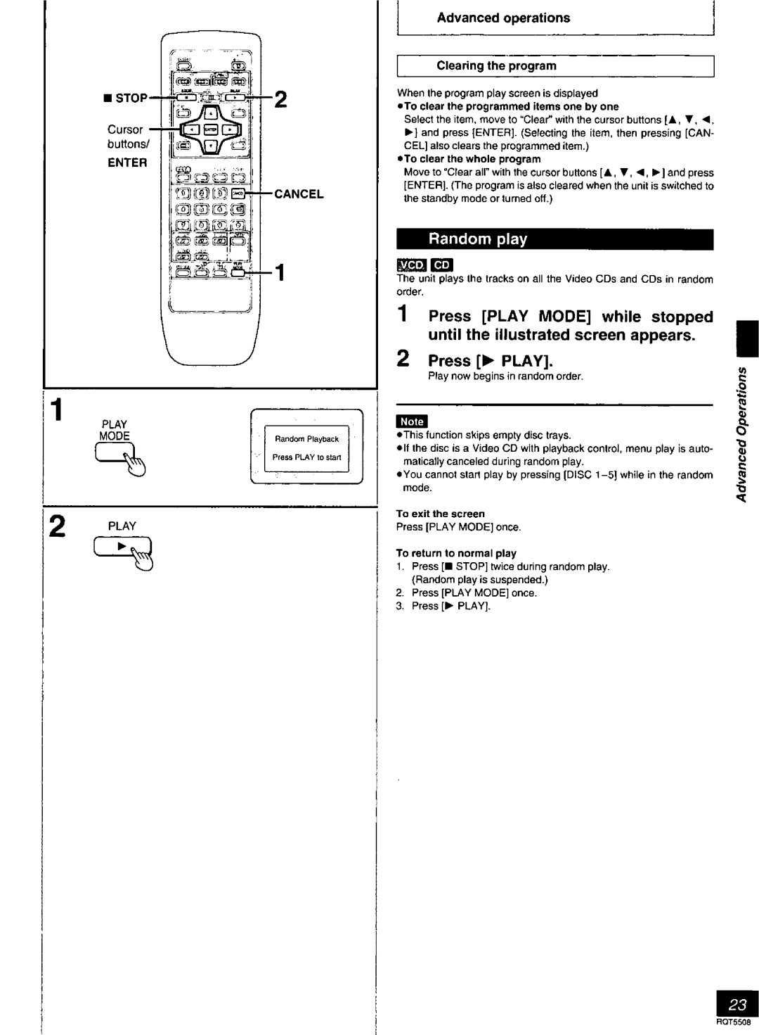 Panasonic DVD-CV35, DVDCV40 manual 