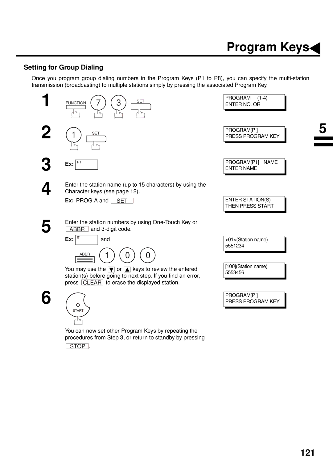 Panasonic DX-2000 manual Setting for Group Dialing, digit code 