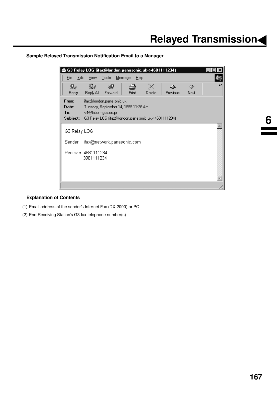 Panasonic DX-2000 manual 167 