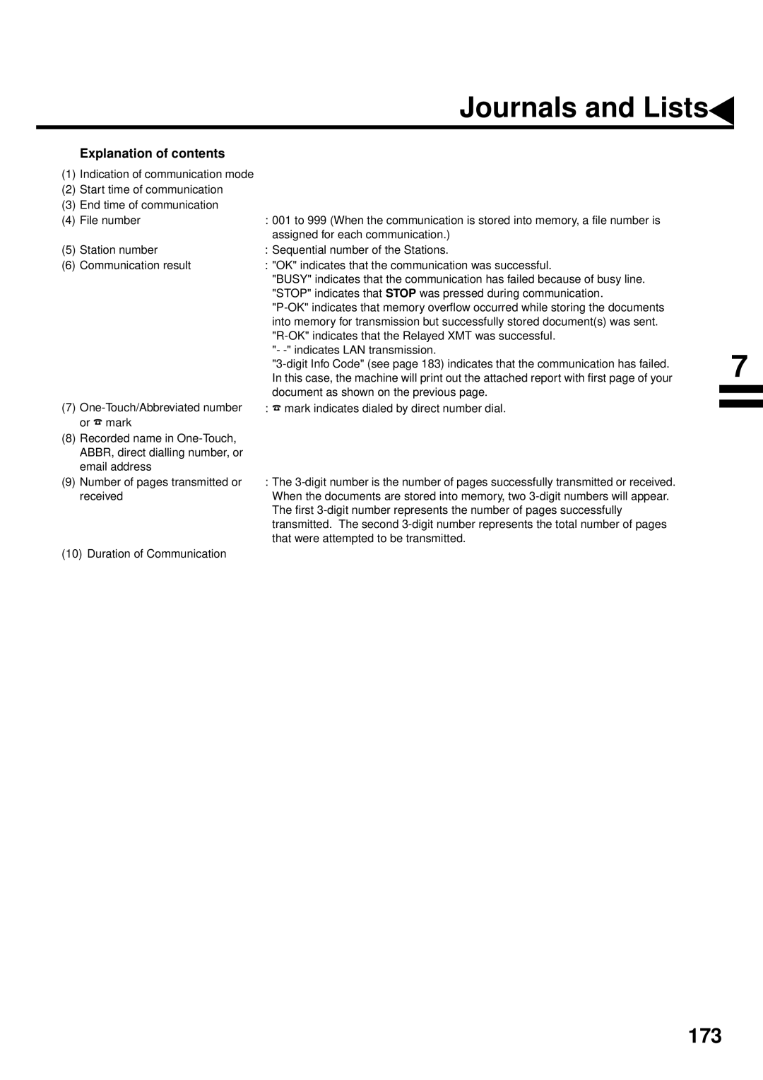 Panasonic DX-2000 manual 173 