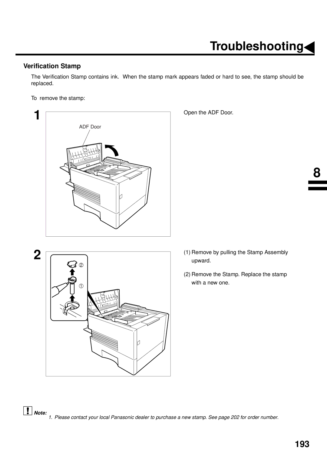 Panasonic DX-2000 manual 193 