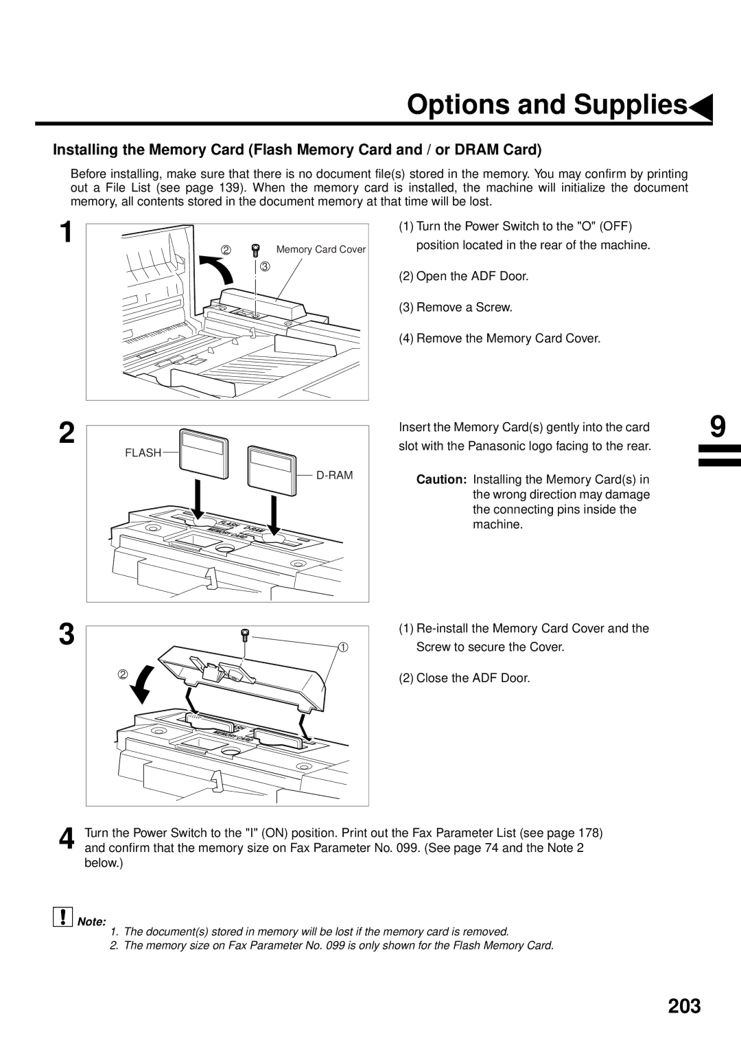 Panasonic DX-2000 manual 203 