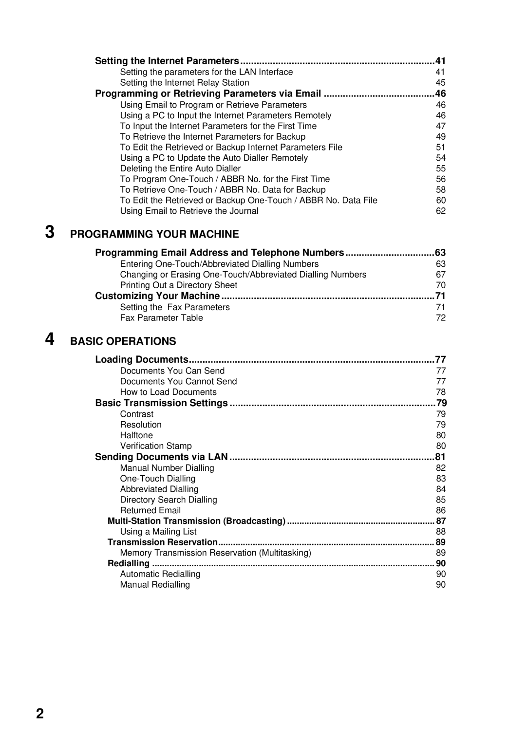 Panasonic DX-2000 manual Multi-Station Transmission Broadcasting, Transmission Reservation, Redialling 