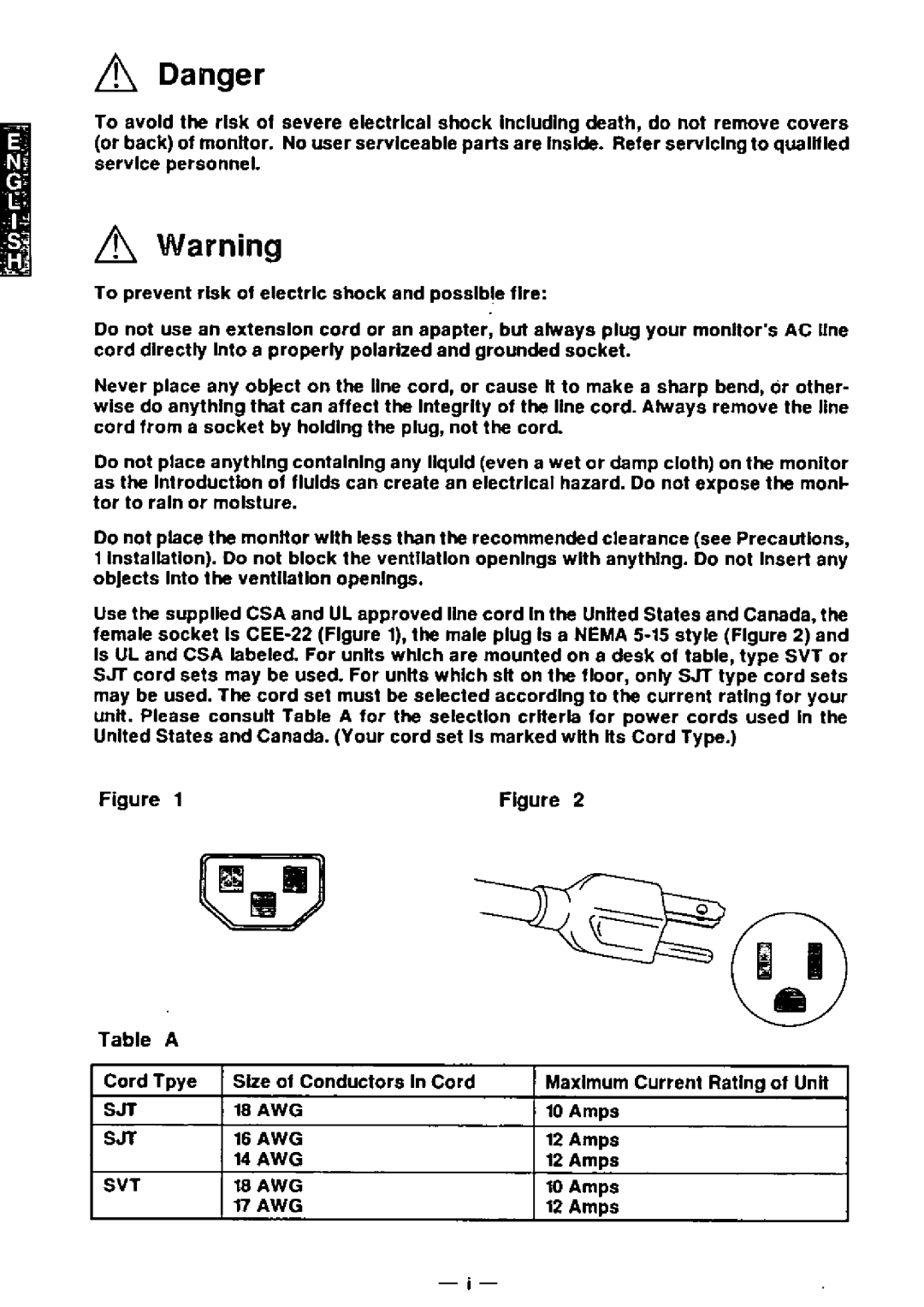 Panasonic E50 manual 