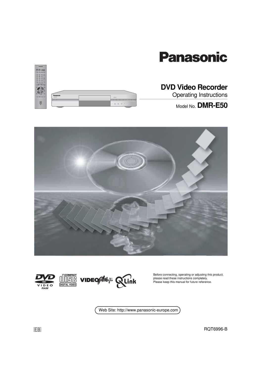 Panasonic E50 manual DVD Video Recorder 