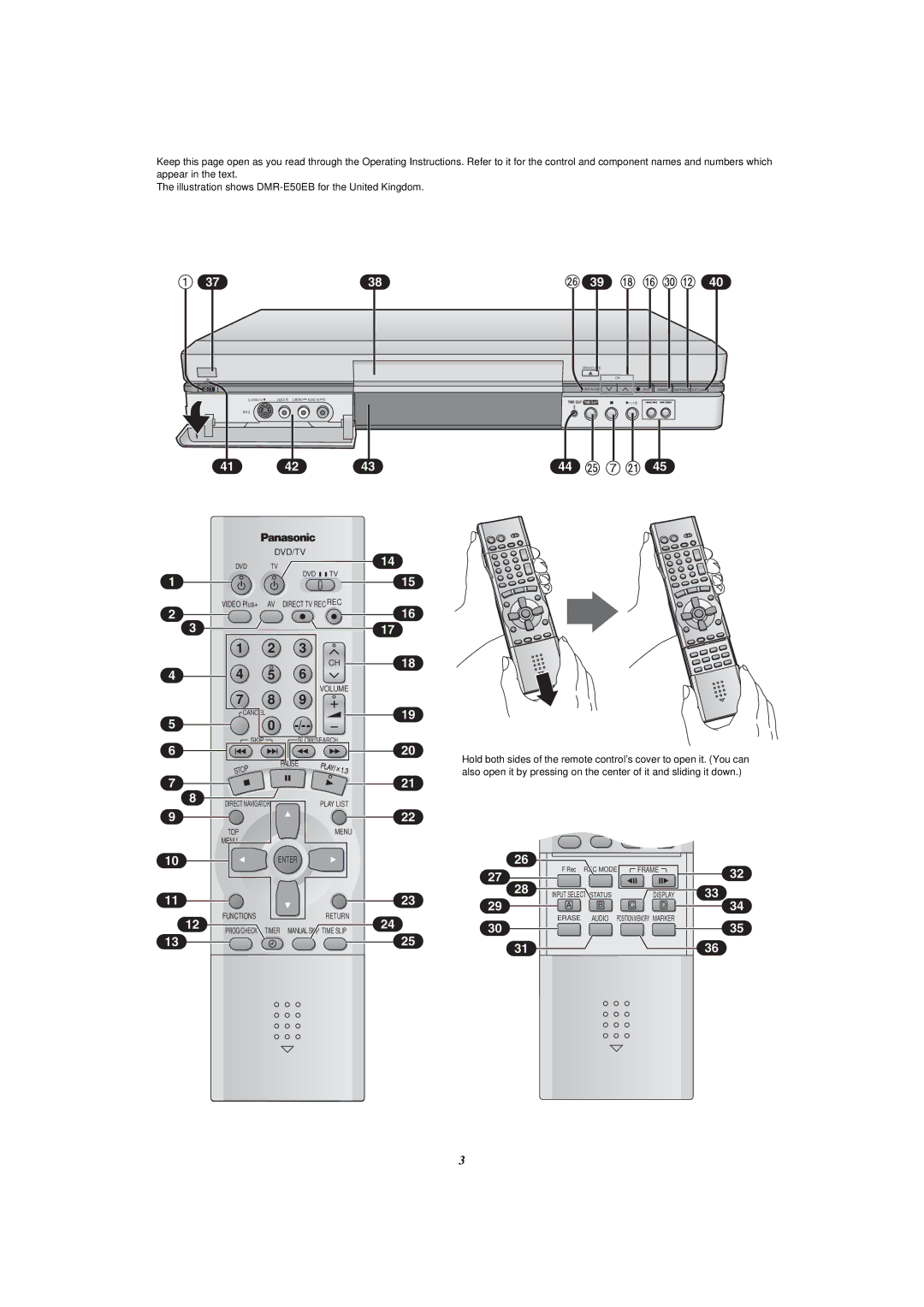 Panasonic E50 manual @ N 