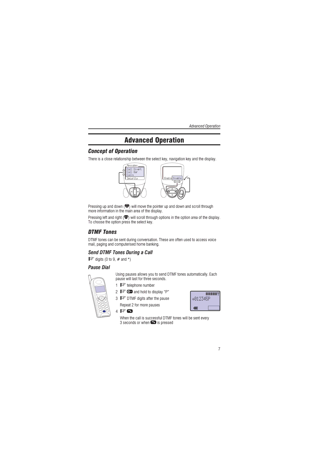 Panasonic EB-G450 Advanced Operation, 4Repeat FDTMF2for digitsmoreafterpauesthepause, Send Dtmf Tones Uri, Press 