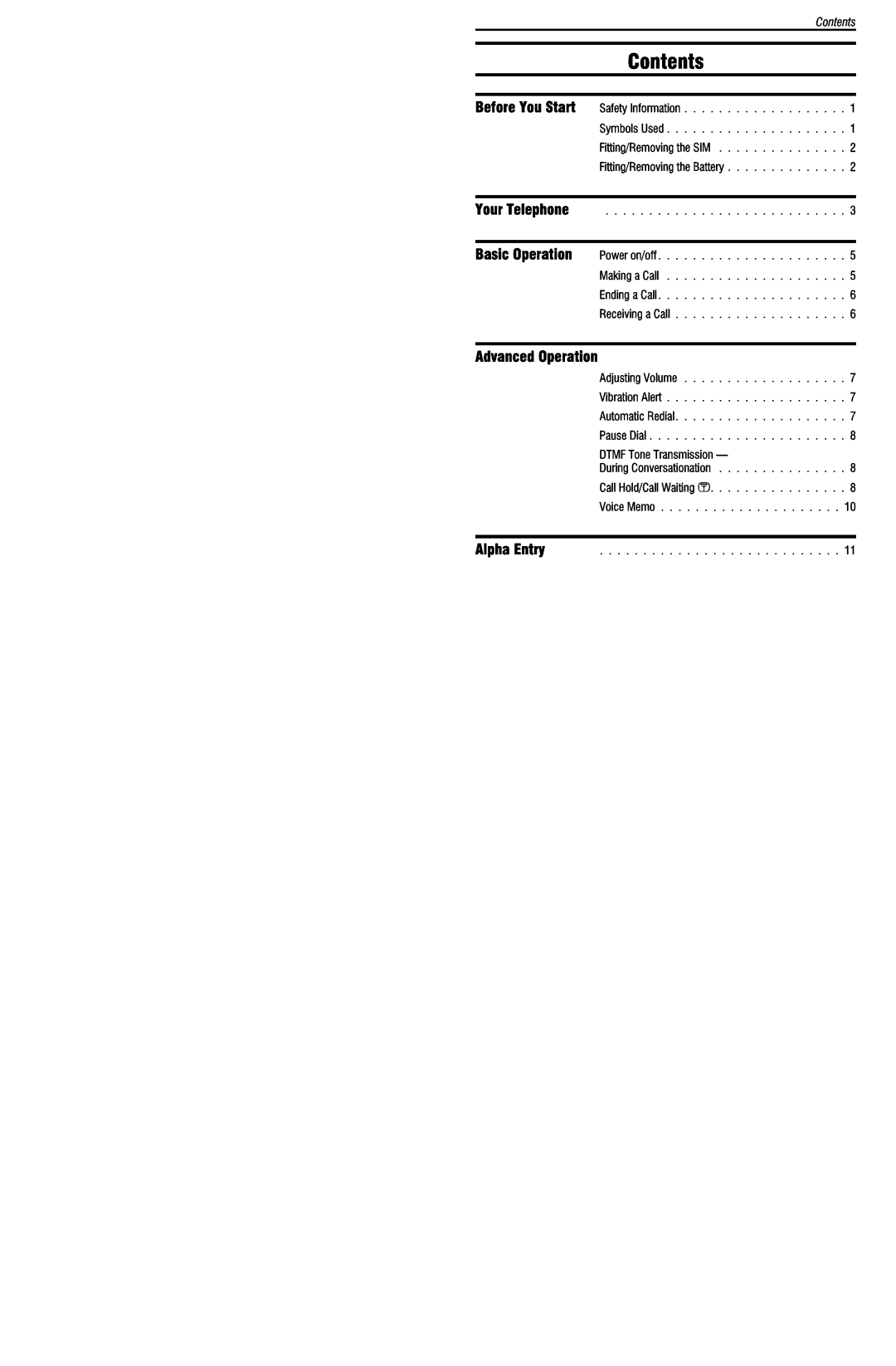 Panasonic EB-G500 manual 