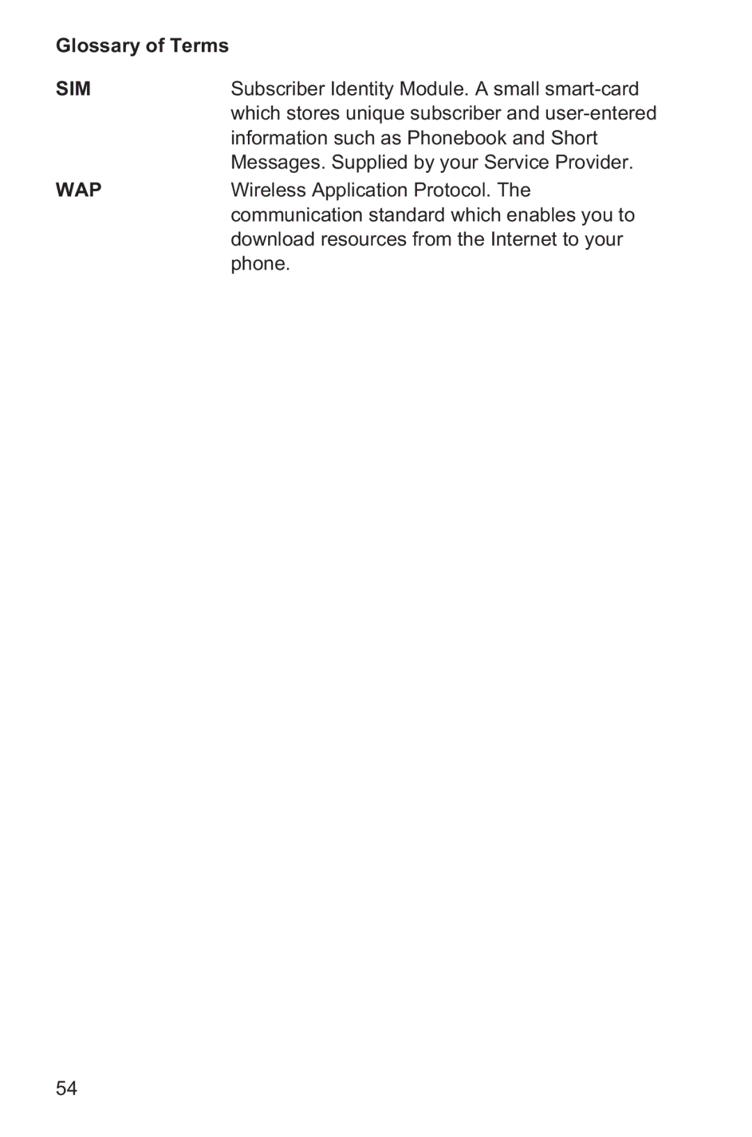 Panasonic EB-GD35 operating instructions Sim 