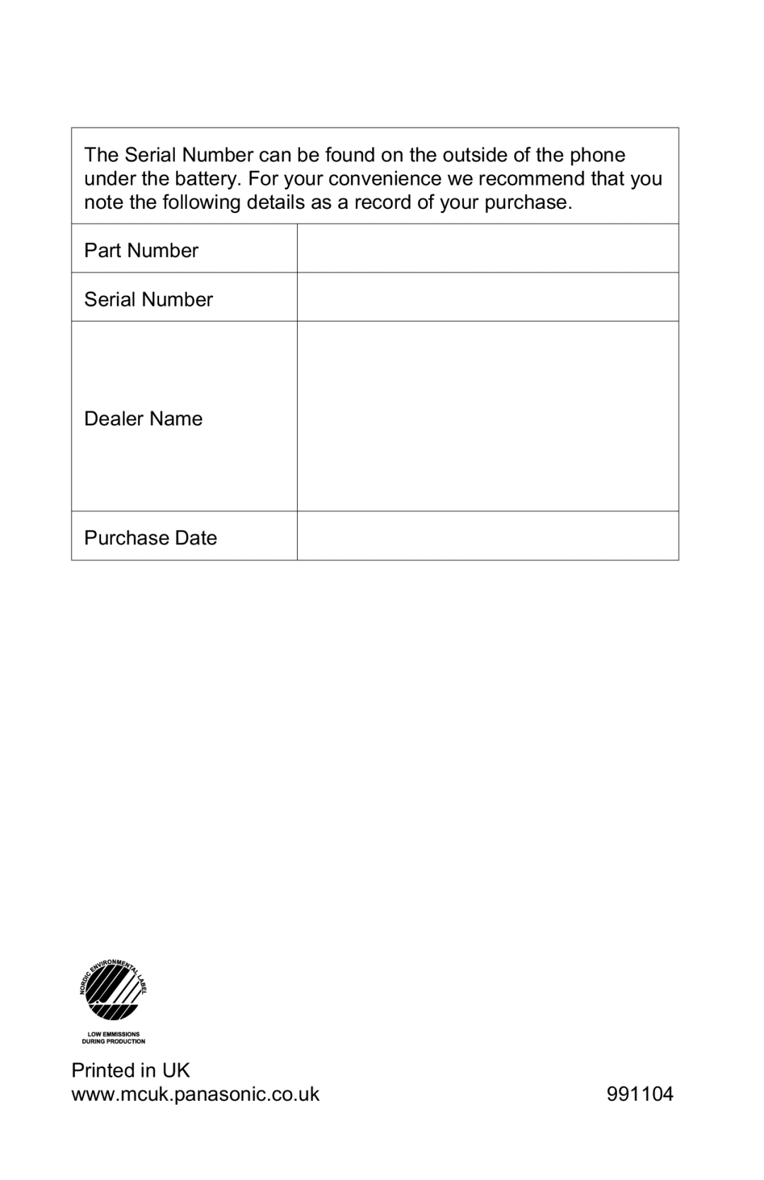 Panasonic EB-GD50 operating instructions 