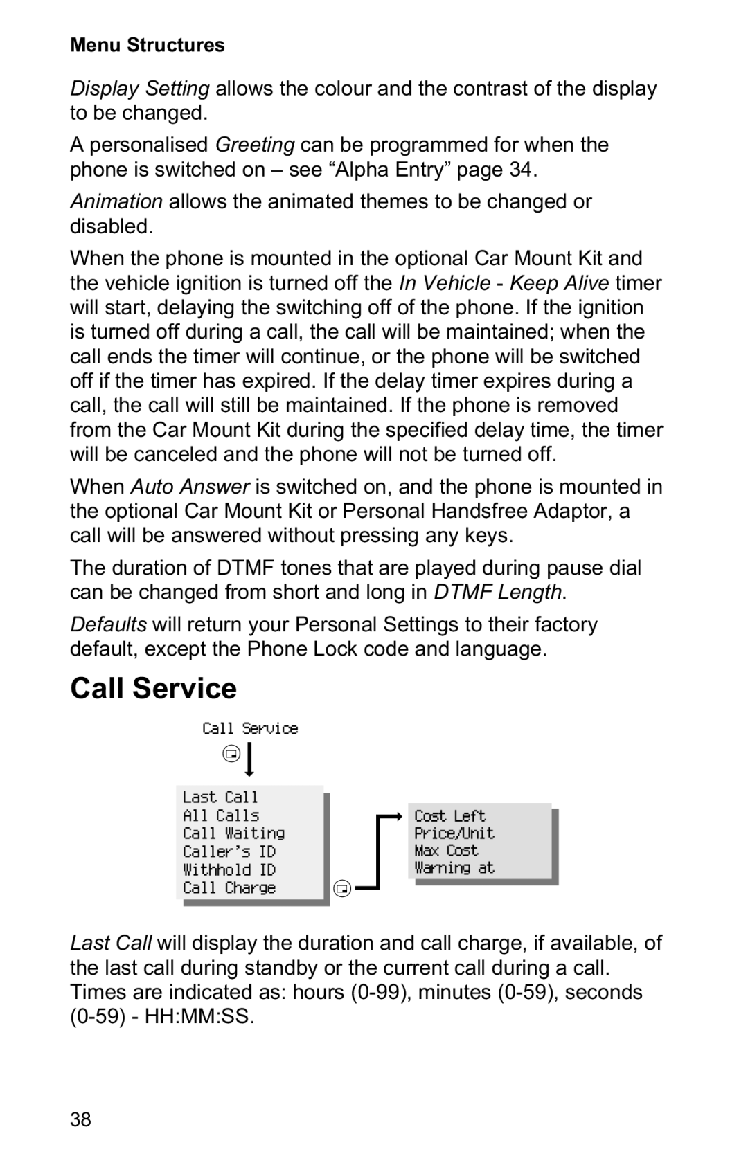 Panasonic EB-GD50 operating instructions Call Service 