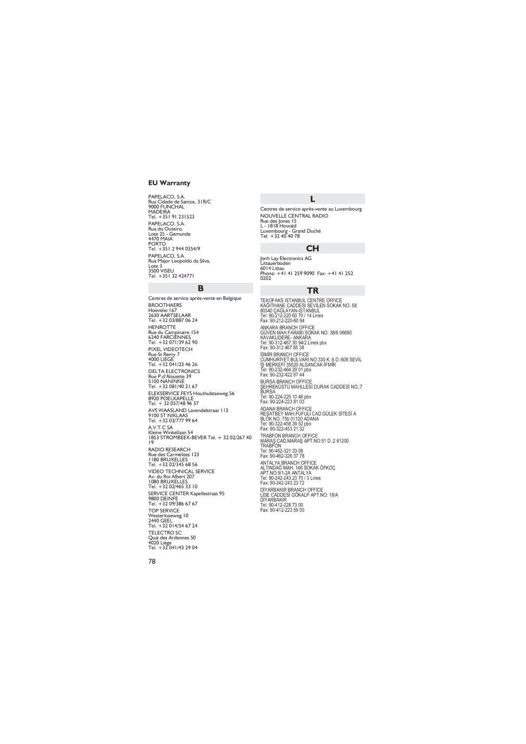 Panasonic EB-GD67 operating instructions Broothaers 