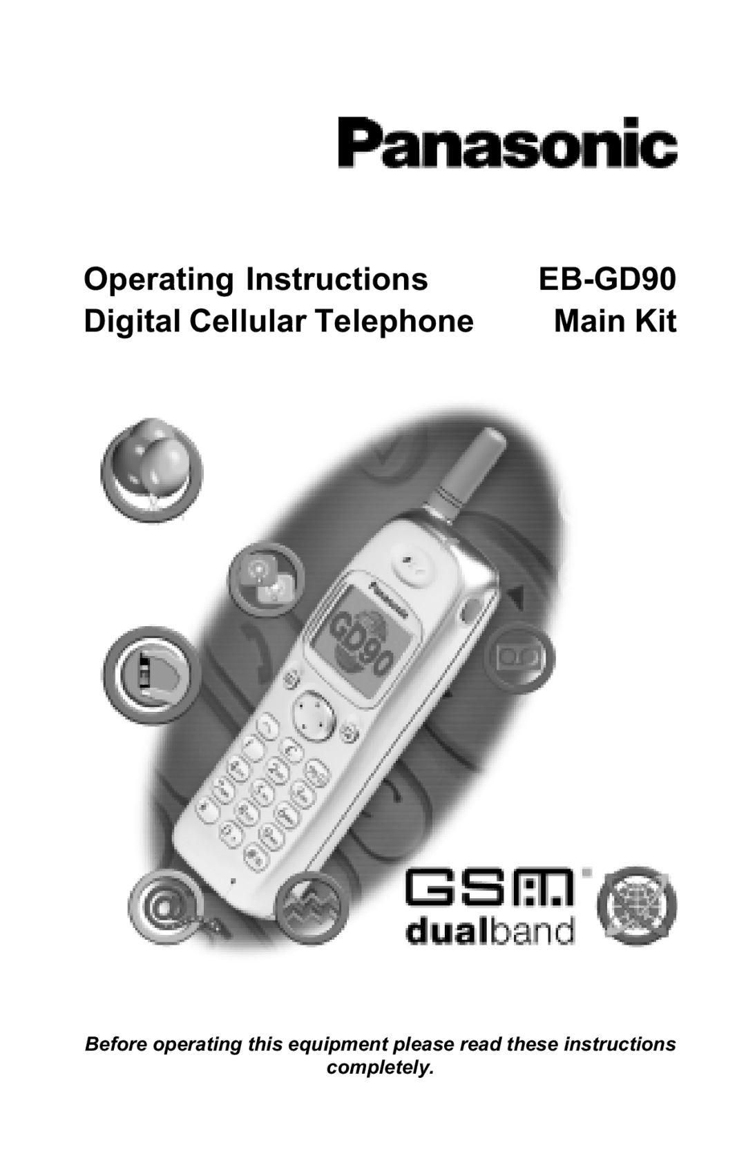 Panasonic EB-GD90 operating instructions 