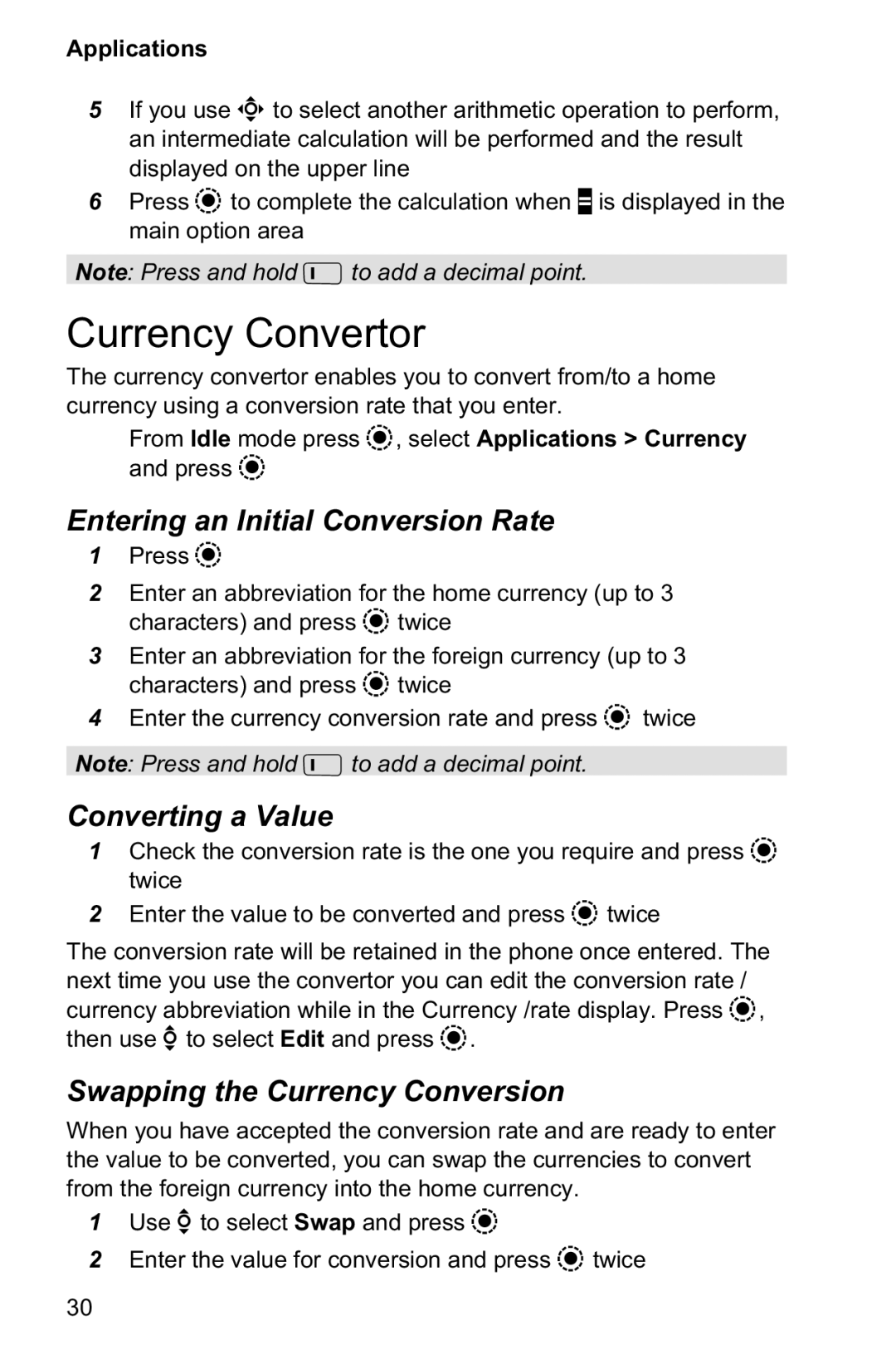 Panasonic EB-GD95 operating instructions Currency Convertor, Entering an Initial Conversion Rate, Converting a Value 