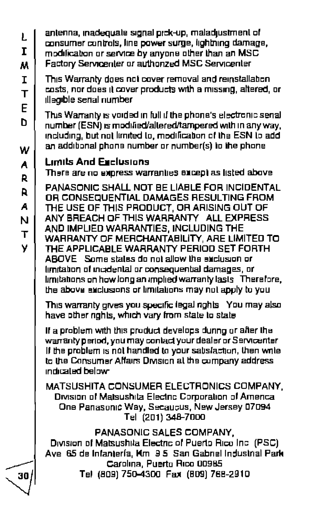 Panasonic EB-H64, EBH63 manual 