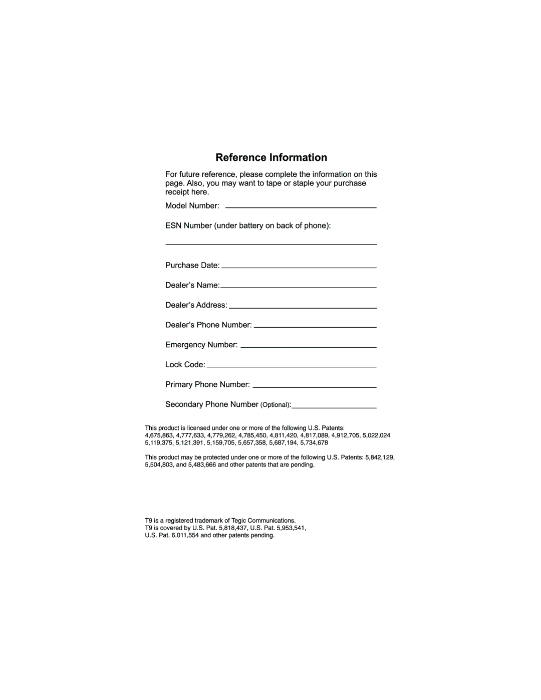 Panasonic EB-TX310 operating instructions 